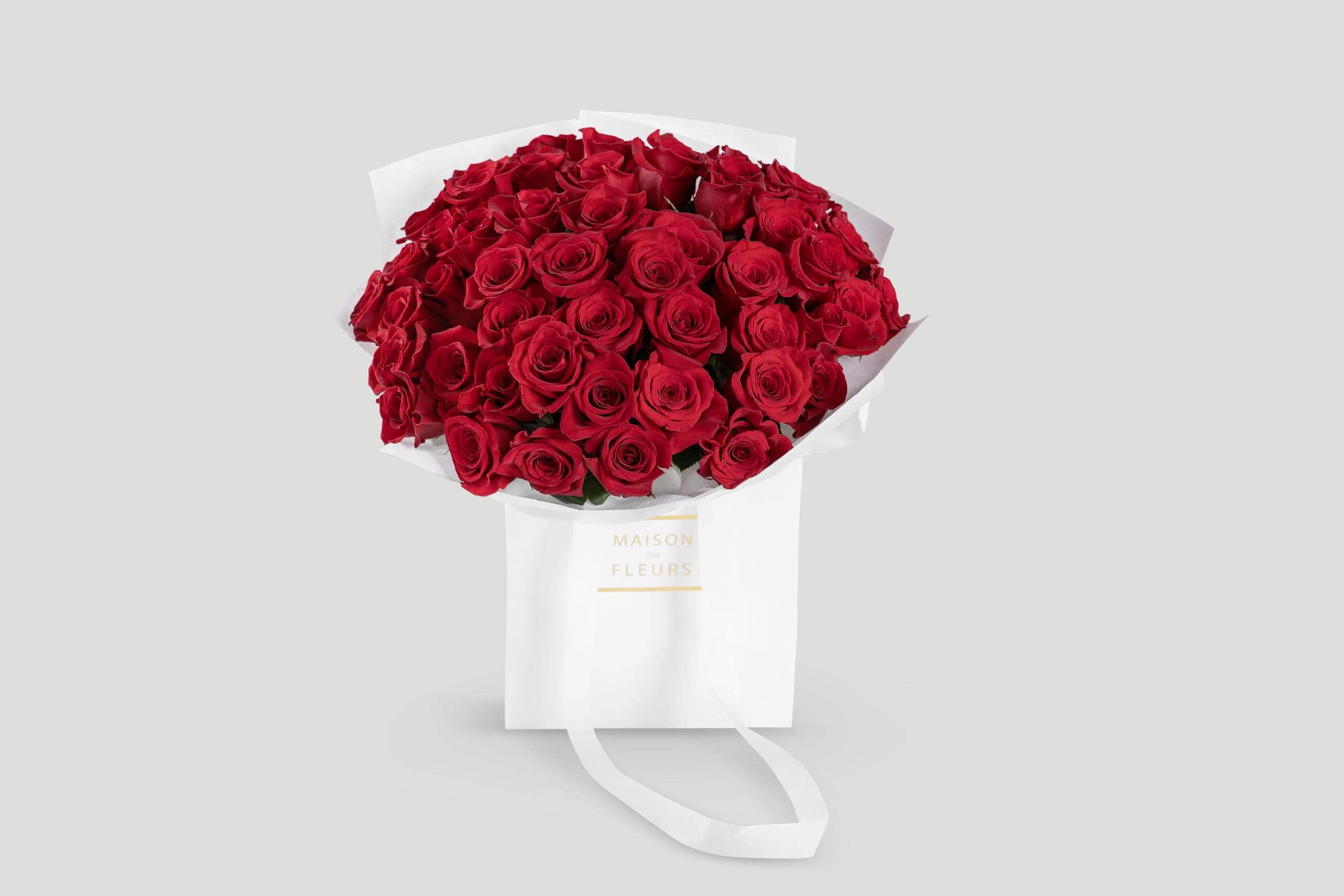 Red Roses Bouquet - Maison Des Fleurs