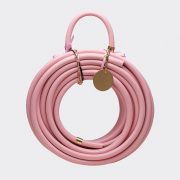 Pink gardening hose