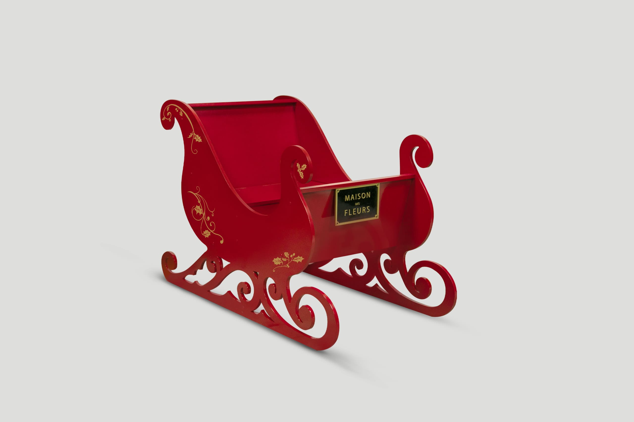 Classic Red Sleigh