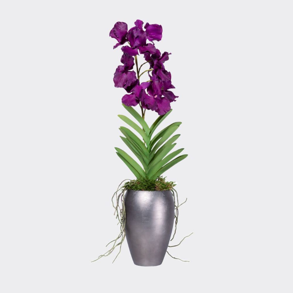 Faux purple vanda orchid